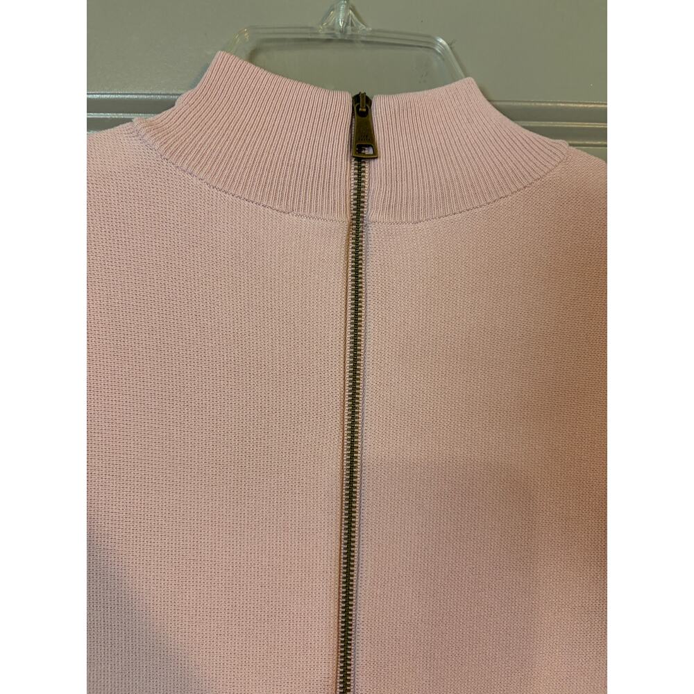 Ted Baker Womens Size US 6 Dusky Pink CANDDY Pleated Hem Bodycon Knit Mini Dress - Picture 11 of 12